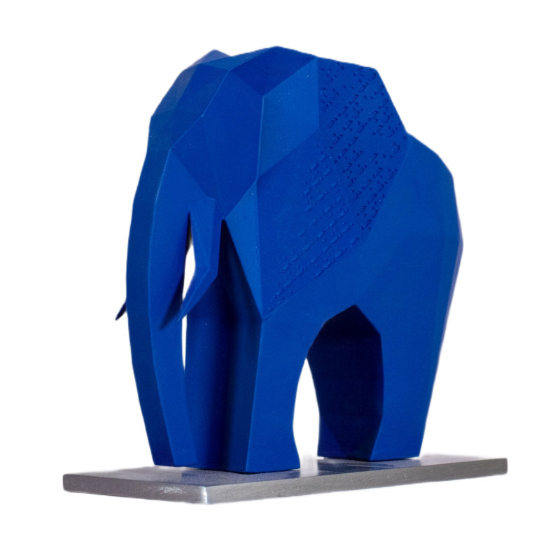 Eléphant – Bleu Klein